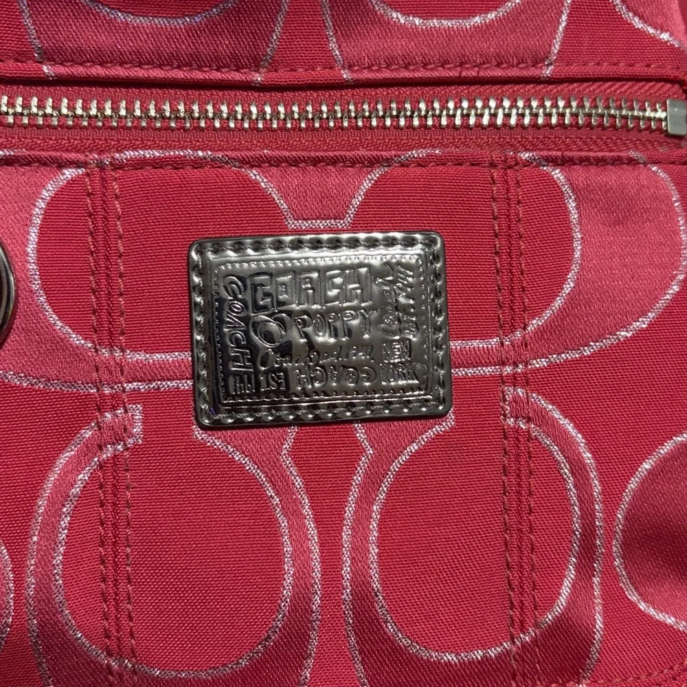 Coach Pink Signature Shoulder Bag - Picture 12 of 16